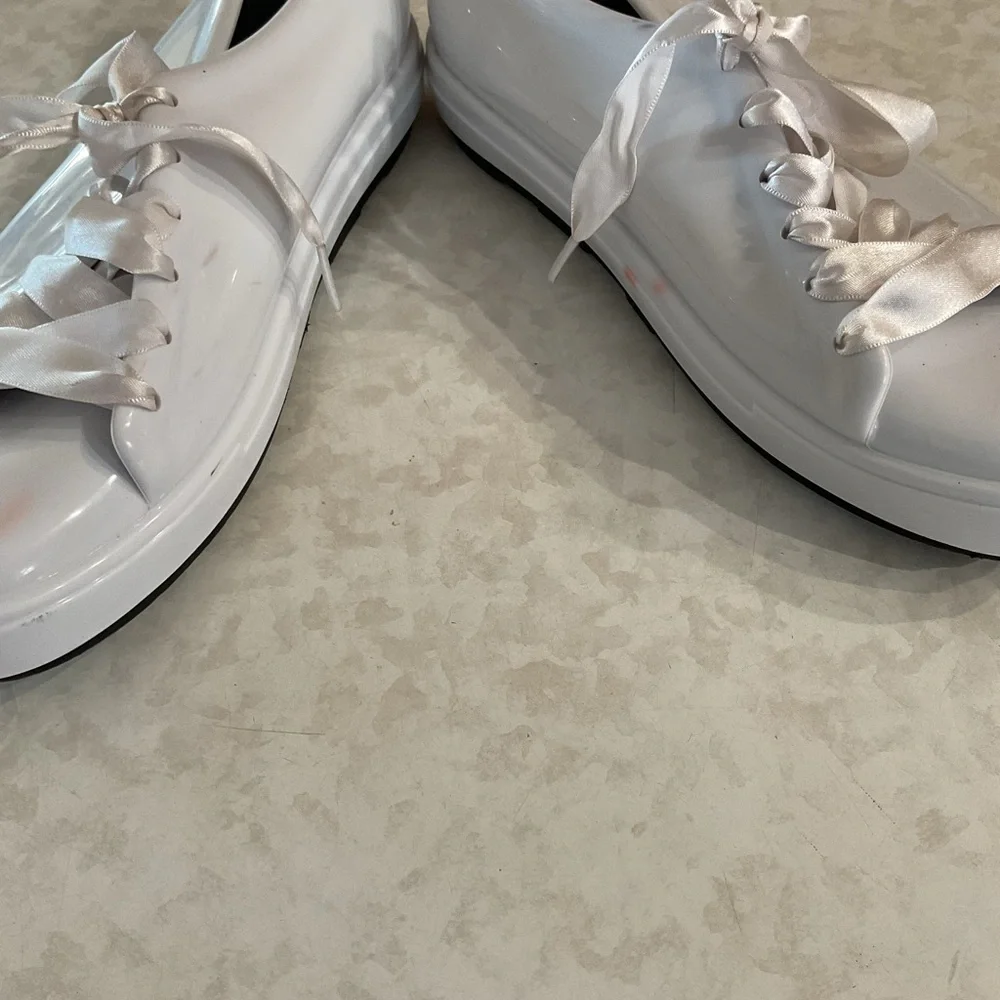 Melissa Minnie Mouse Elegant White Women's Shoes size 8 - Picture 6 of 7